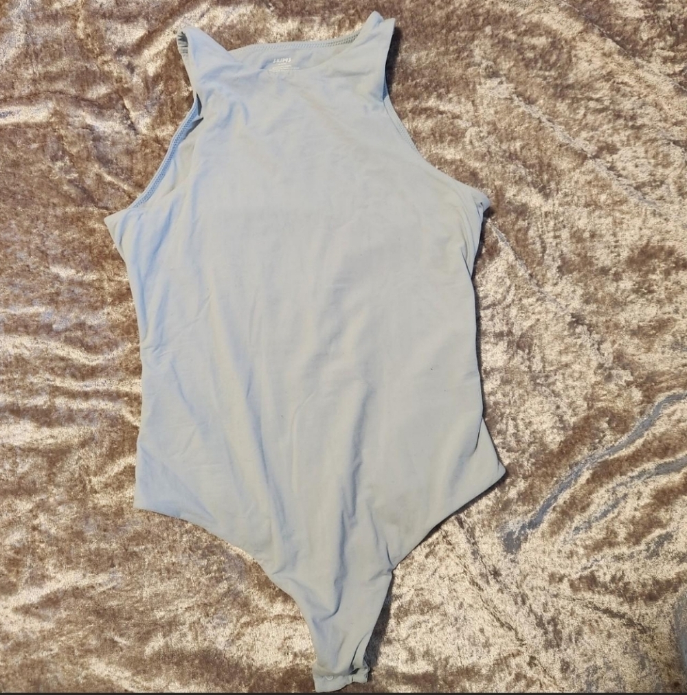 Good American Sky Blue Bodysuit
